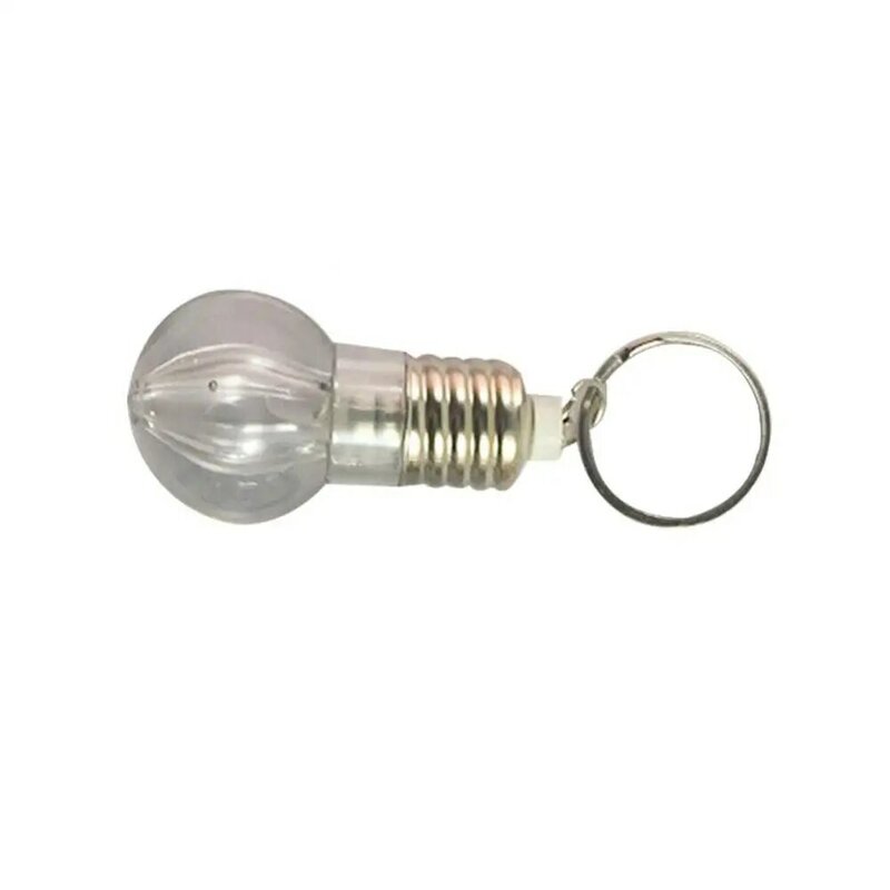 หลอดไฟ LED Key Chain ไฟฉายจิ๋ว Key พวงกุญแจแหวนไฟฉายสายรุ้งสีแขวนเครื่องประดับเครื่องประดับในรถยนต์ Key Ring