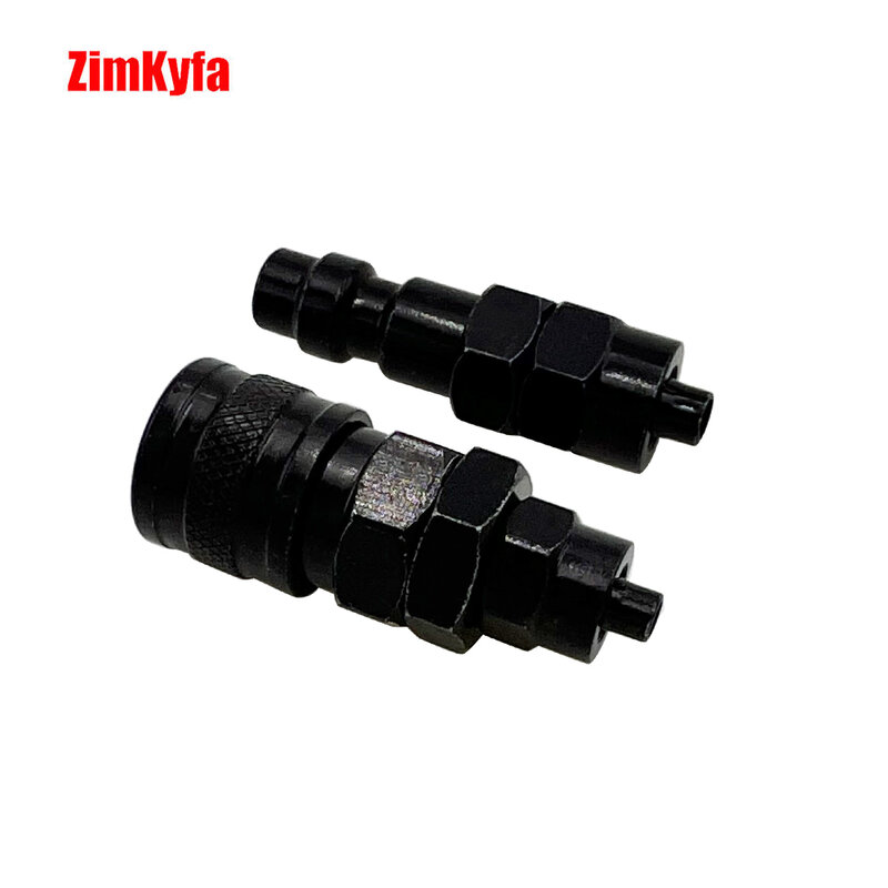 HPA NEW US Foster BLack 23-2 / 2302 Push-In Fitting Quick Disconnect Plug To 6MM - 6.35MM OD Hose For Airsoft