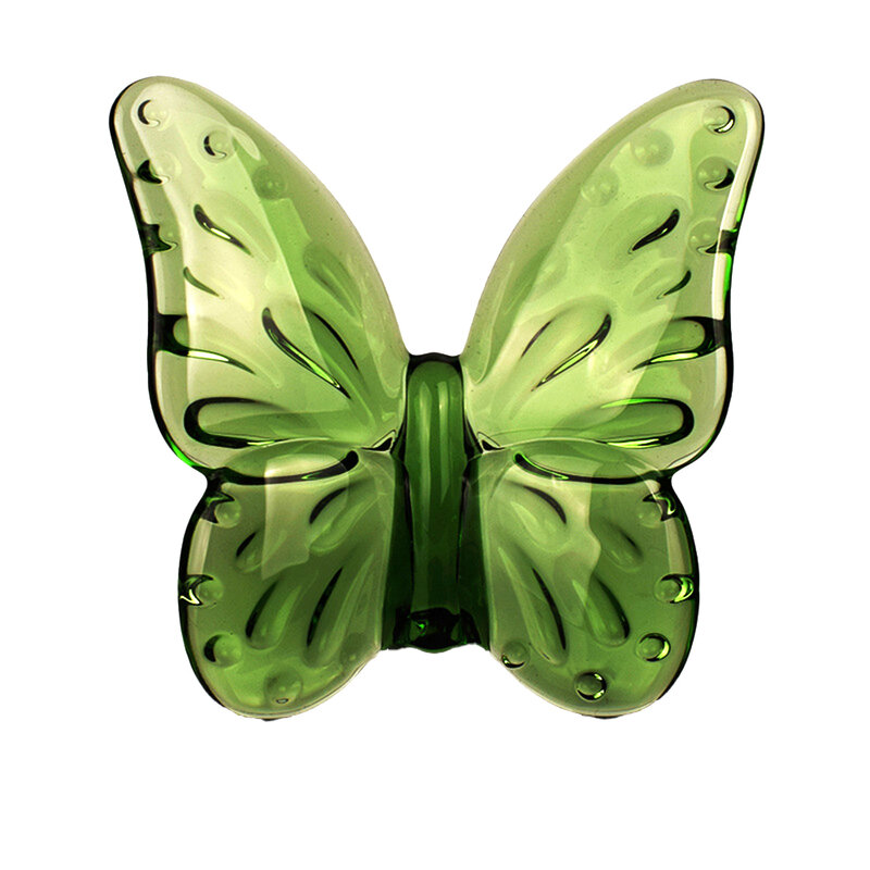 Décoration Papillon Anti-chute Coloré Glaçure Anti-âge, Réduction des Chocs Styles, 6.5x8x3cm, 1 Pc