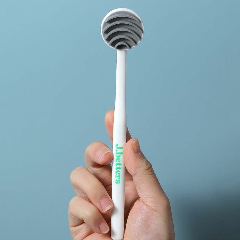 Cepillo de limpieza de lengua para el cuidado de la salud, raspador de lengua, herramienta para el cuidado bucal