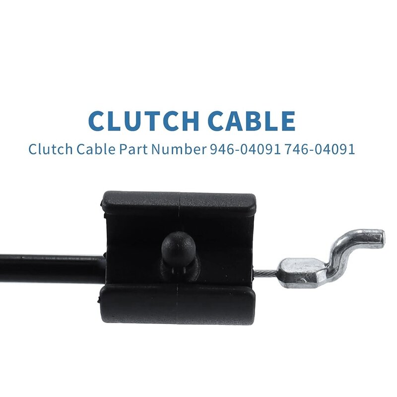 Paquete de 2 cables de embrague 946-04091, Cable de embrague Compatible con MTD 946-04091, Cable de embrague MTD 746-04091, accesorios 746 04091