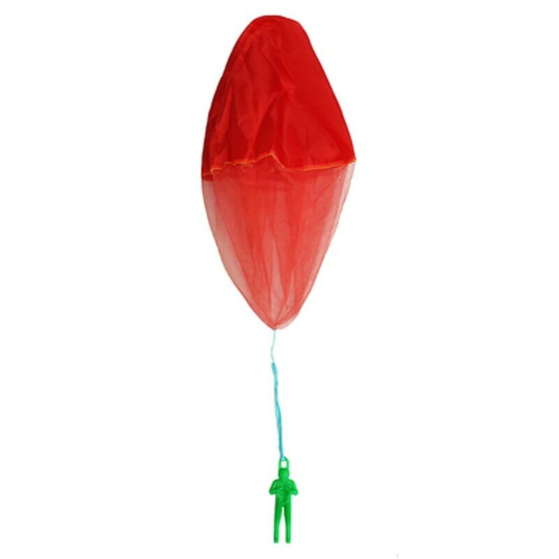 1SET Toys Parachutes Aerial Thrower High Throwing Soldiers's Parachute Paratroopers Kindergarten For Children Parent-Child Games