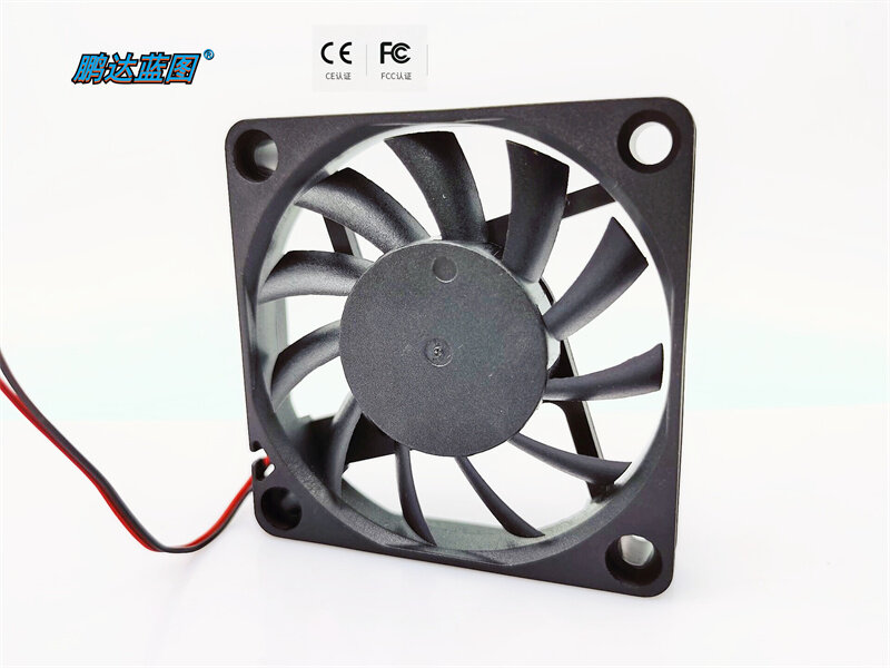 Новый бесшумный вентилятор Pengda чертеж 6010 4010 2510 нейтральная этикетка 6 см 4 см 5 В
