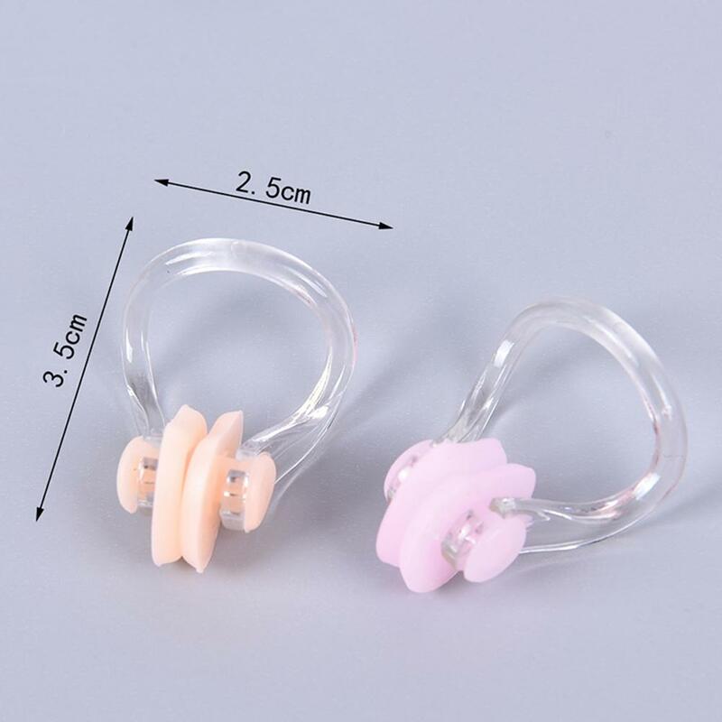 10pcs Reusable Soft Silicone Swimming Nose Clip Comfortable Diving Surfing Swim Nose Clips For Adults Children Dropship