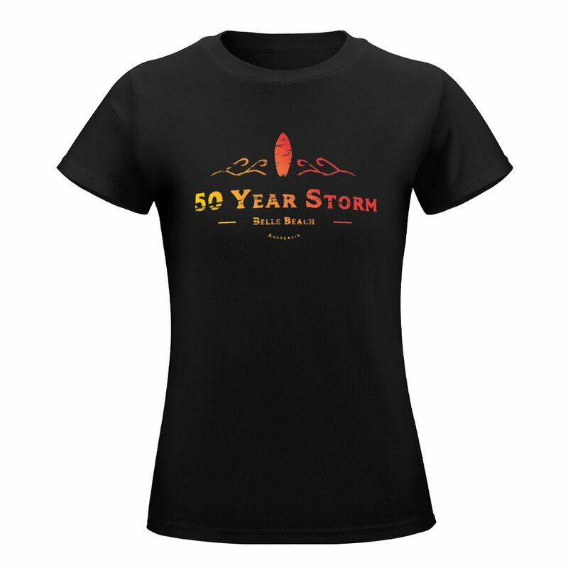 50 Jaar Storm T-Shirt Shirts Grafische T-Shirts Esthetische Kleding Koreaanse Mode Kleding Voor Vrouwen