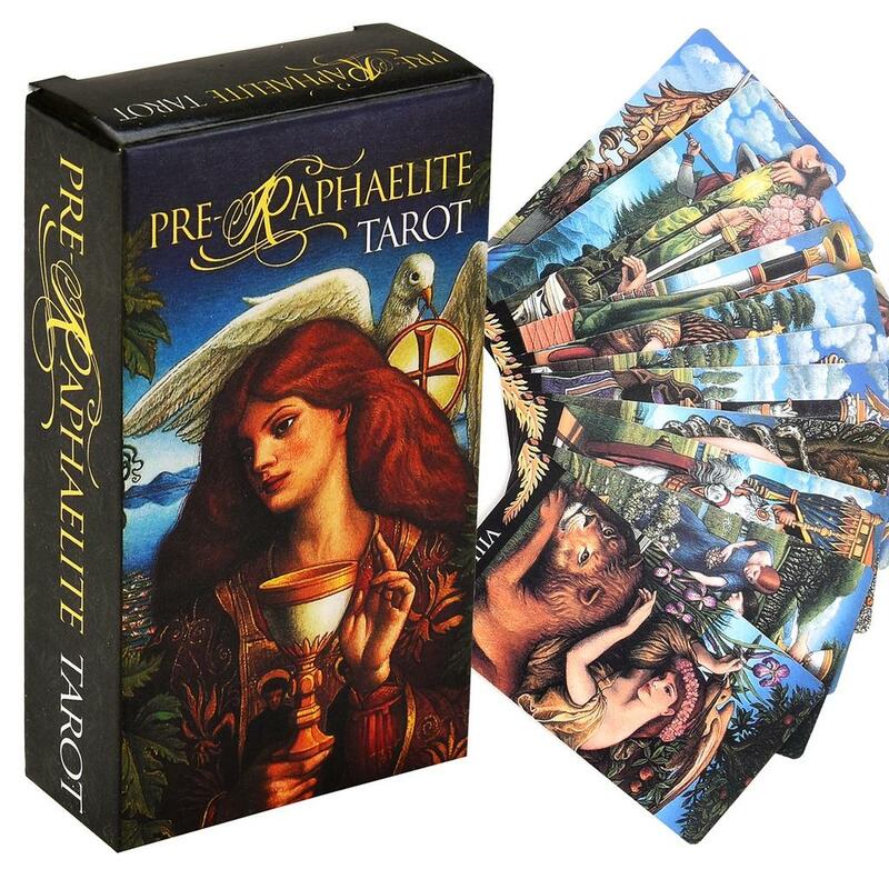 Tarocchi Pre-Raphaelite per la guida divinazione Fate tarocchi Deck giochi da tavolo