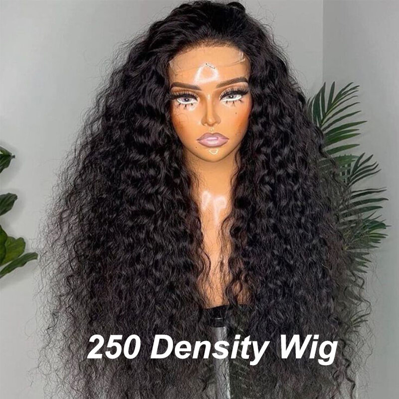 Perruque Lace Front Wig bouclée brésilienne naturelle, cheveux humains ondulés, pre-plucked, 30 amaran, 13x4, densité 250, pour femmes