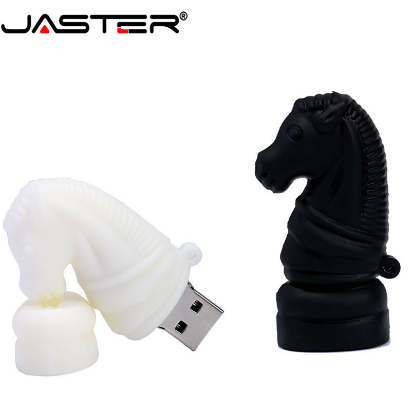 JASTER USB 2.0 플래시 드라이브, 만화 체스 엄지 메모리 스틱, 비즈니스 선물, 방수 U 디스크, 4GB, 8GB, 16GB, 32GB, 64GB 펜 드라이브