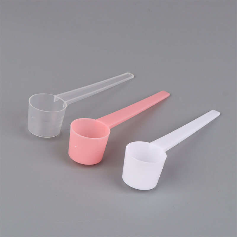 Cucharas medidoras de plástico, utensilios de cocina para el hogar, 10 piezas, 5g