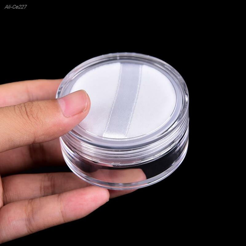 12ML Empty Cosmetic Sifter Loose Powder Jar Container Puff Box Makeup With Puff