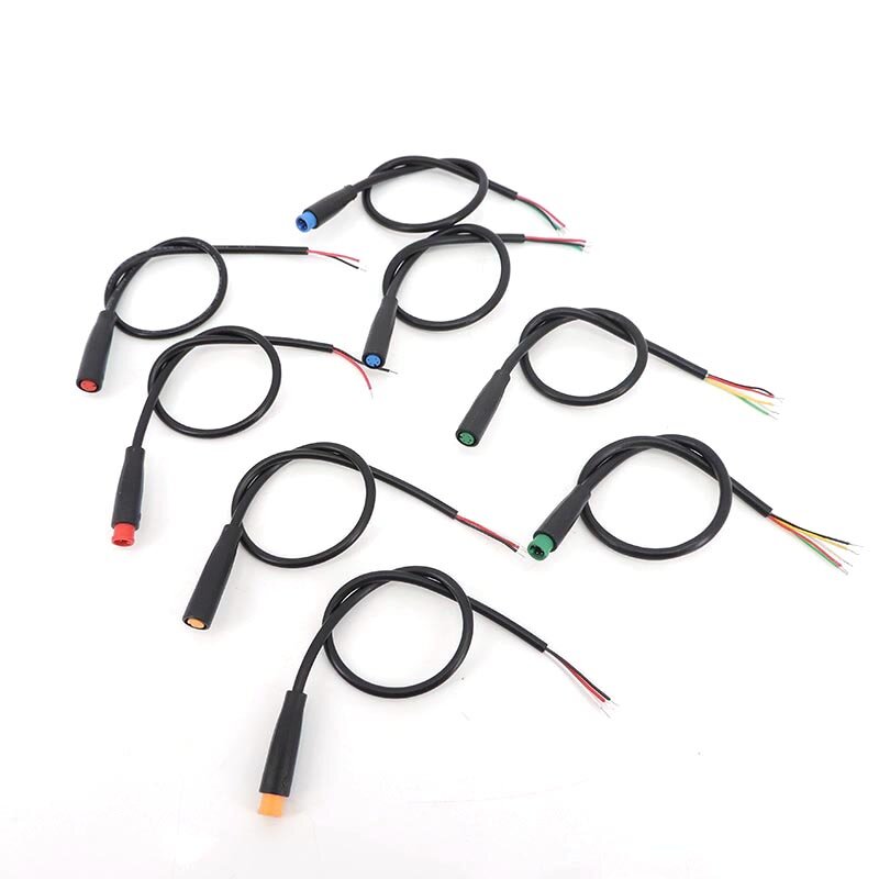 Julet-conector de enchufe eléctrico para patinete, Cable de freno, Sensor de señal, M6, 2, 3, 4, 5, 6 pines
