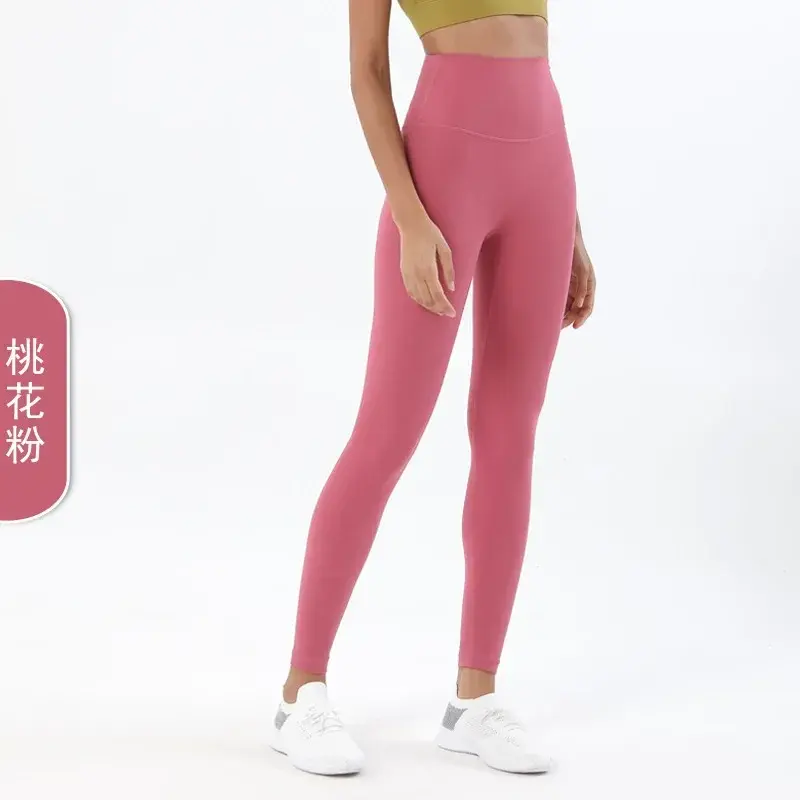 Nowa odzież spodnie do jogi Fitness spodnie sportowe kobiece spodnie z rekinem bioder z wysokim stanem za kolana elastyczne obcisłe spodnie.