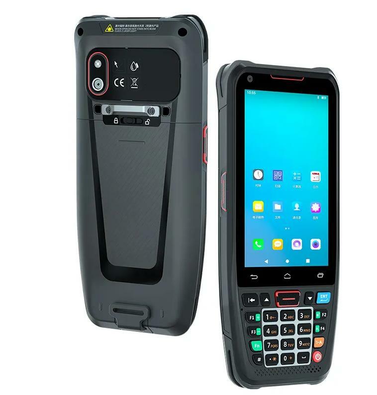 Pda barcode nfc gerät android handheld mobile pos terminal mit drucker win ce android wifi pdas android 9,0 pdas