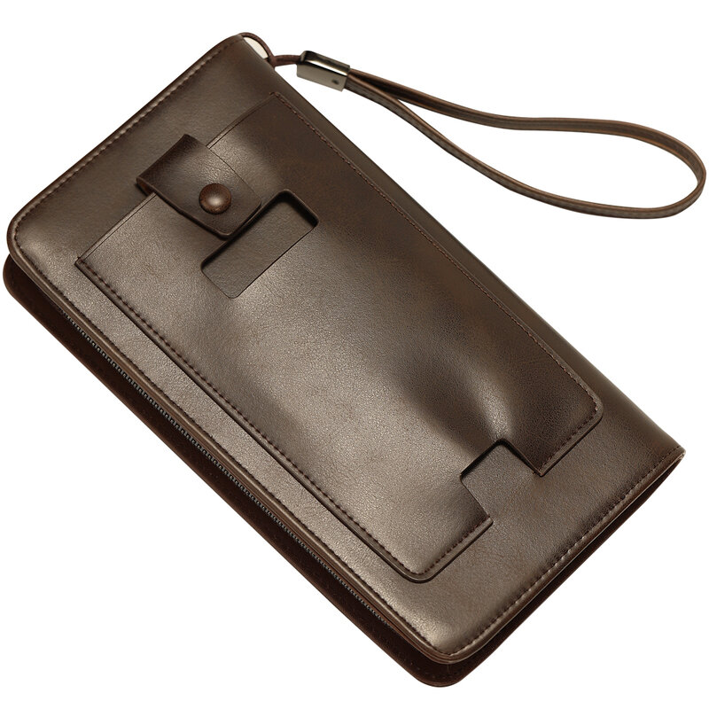 محفظة محمولة مبتكرة للرجال ، وظيفة المحفظة الطويلة ، محفظة الهاتف المحمول