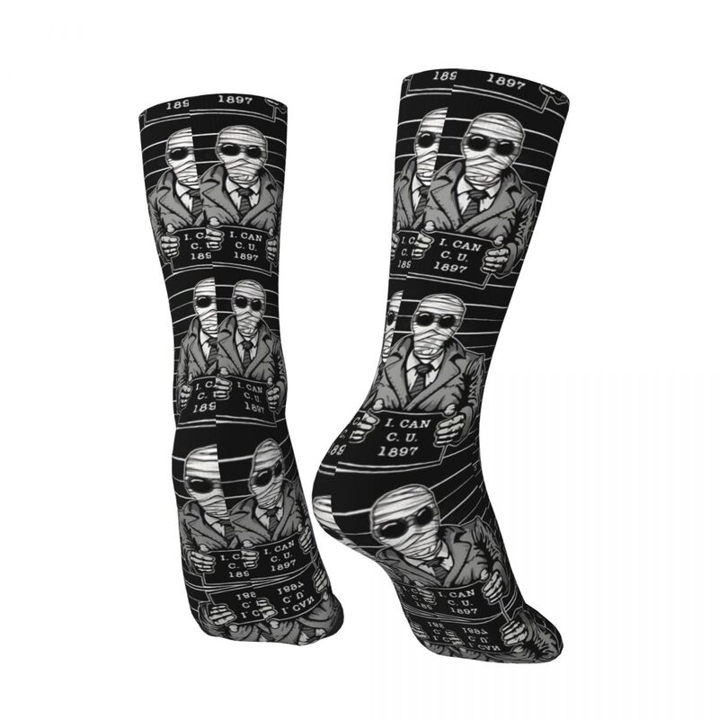 Hip Hop Vintage I Can CU calzini da uomo pazzi Film Horror Unisex Street Style Pattern stampato novità Happy Crew Sock regalo per ragazzi