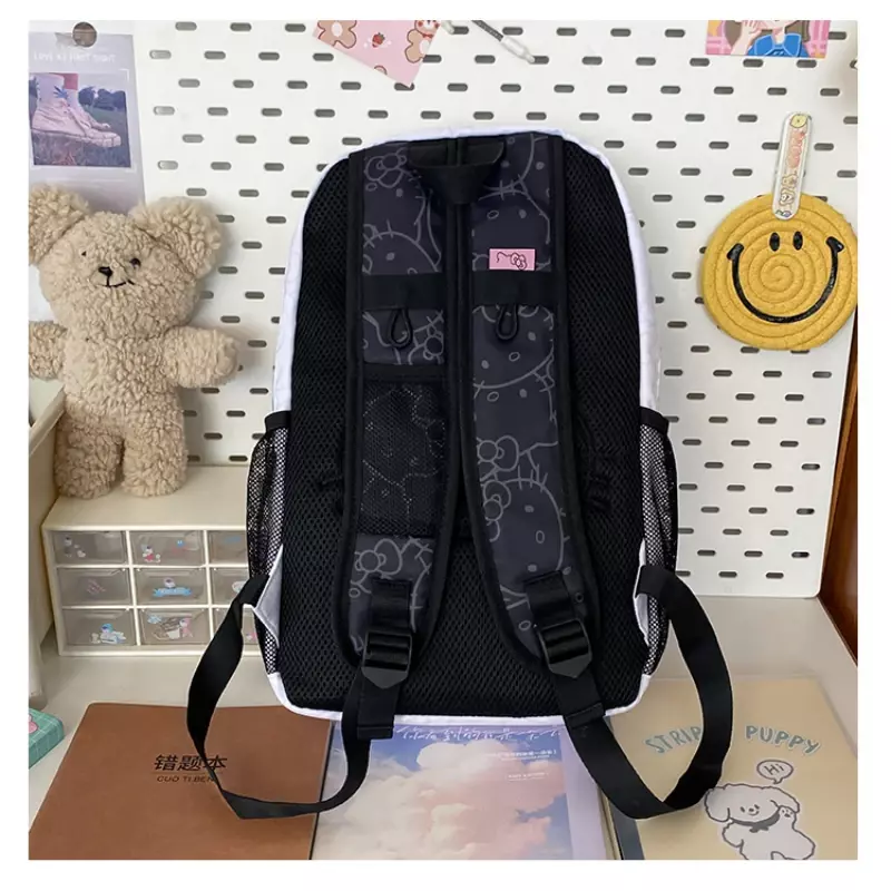 2024 New HelloKitty Backpack Women's Fashion Brand Backpack Cute Large Capacity School Middle and High School Girls Backpack