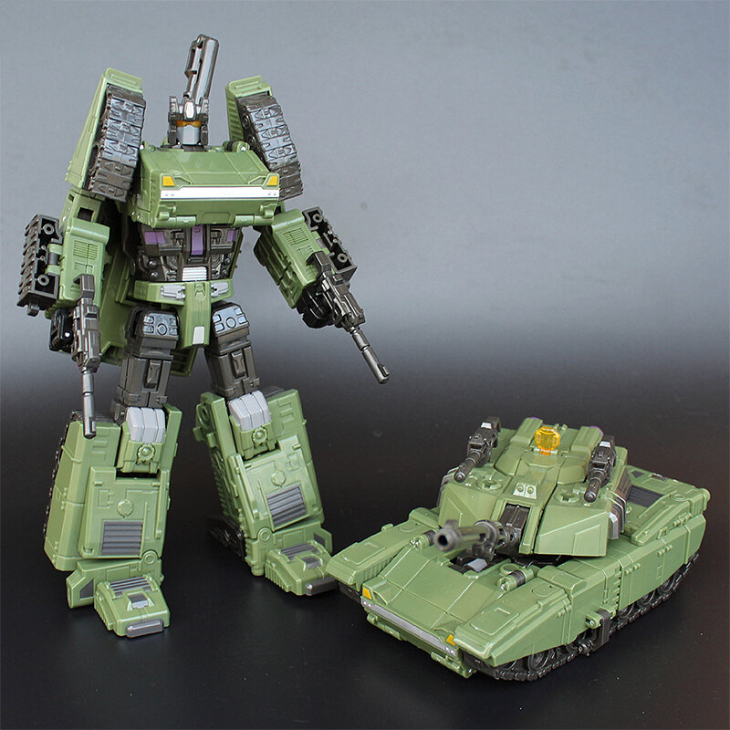 Transformacja Bruticus fajne Anime 5 w 1 figurka samochód Robot wojskowy czołg zabawki modele prezenty Onslaugh Oversize 43CM