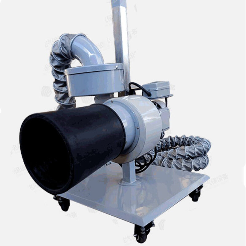 Peralatan sistem ekstraksi dan pemurni knalpot, kendaraan tanah Ms-010 dengan roda rem 4S/khusus untuk toko Perbaikan