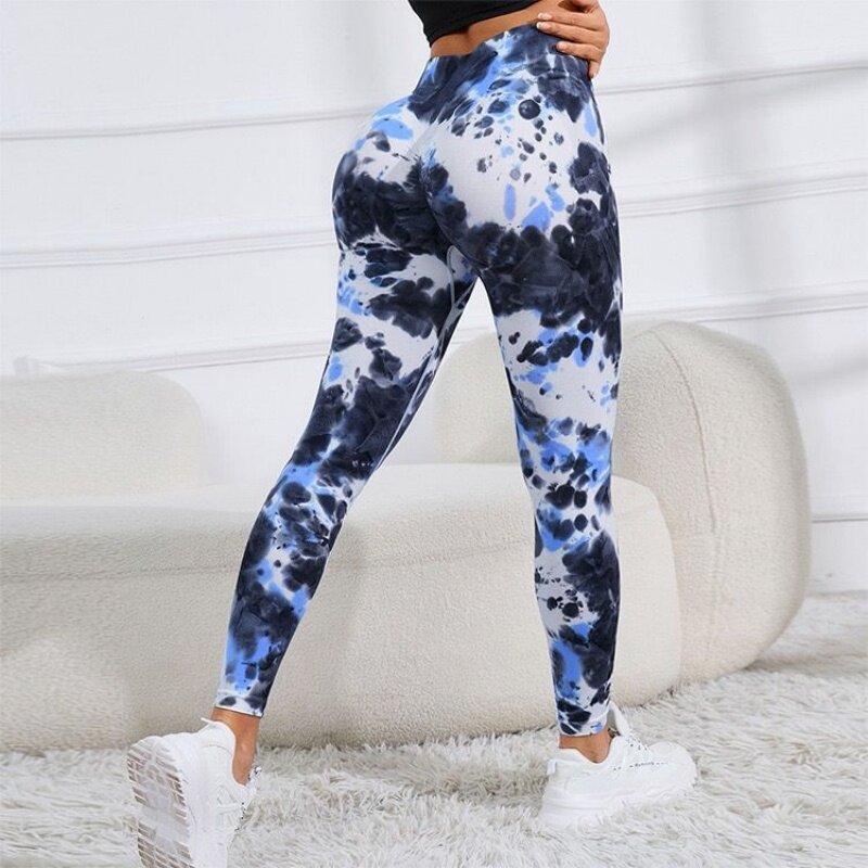 New 3d Ink Printing Seamless Leggings Women Gym Mujer Push Up Booty Yoga Pants Sports Fitness High Waist Workout Leggins