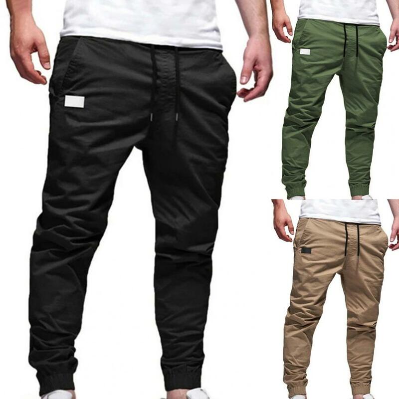 ChimTraining-Pantalon multi-poches pour homme, taille élastique, doux pour la peau, entrejambe profond, pantalon d'entraînement