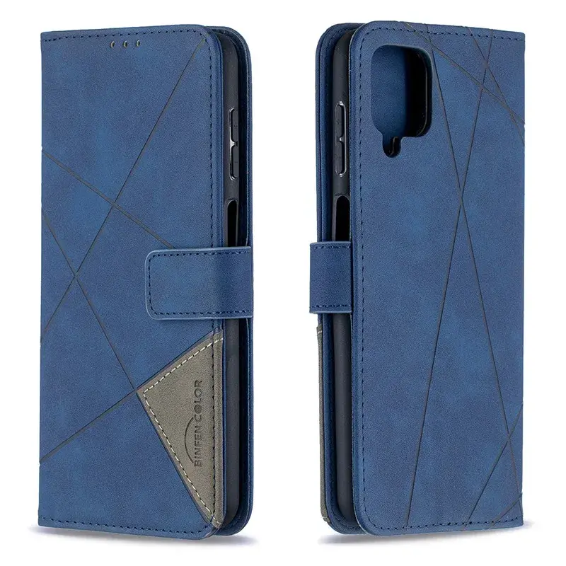 Wallet Flip Case Voor Samsung Galaxy A12 Cover Case Op Voor Samsung Een 12 A125 SM-A125F Magnetische Leather Stand Telefoon beschermende Tas