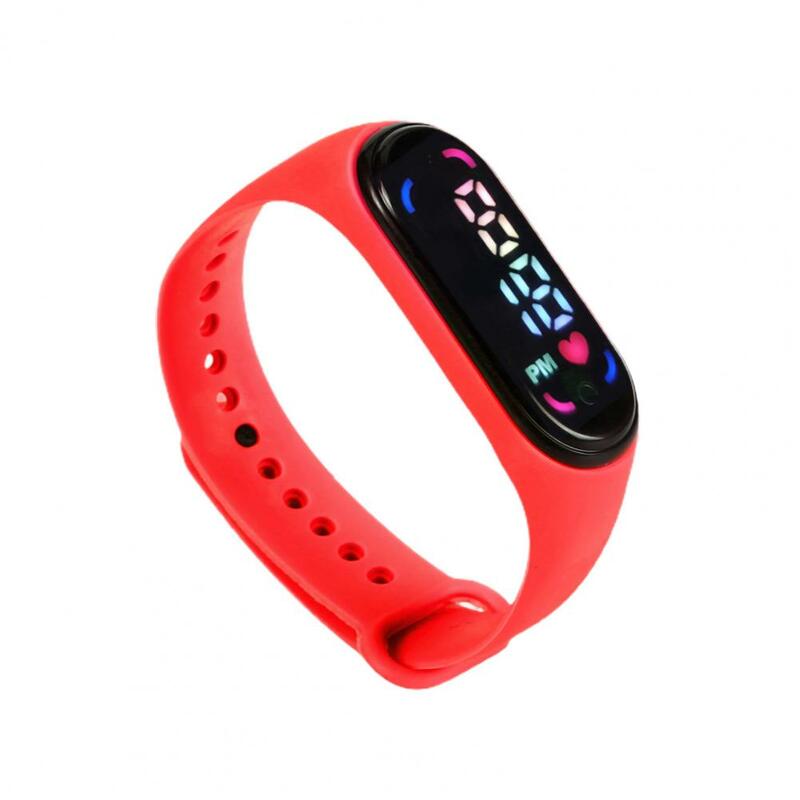 Zegarek dla dzieci wodoodporny cyfrowy wyświetlacz LED dla dzieci sportowe elektroniczny zegarek na rękę prezenty dla studentów