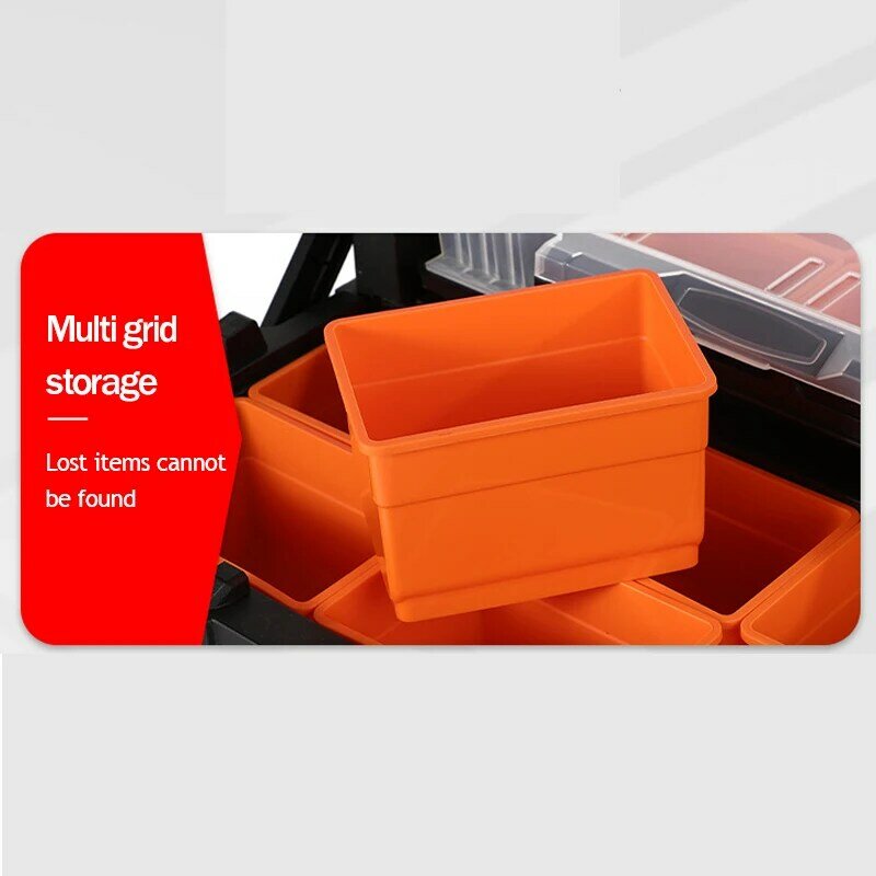 Многосекционный пластиковый ящик для хранения винтов, ящик для инструментов, коробка для инструментов, органайзер, ящик, ящик для инструментов, коробка для инструментов, Органайзер