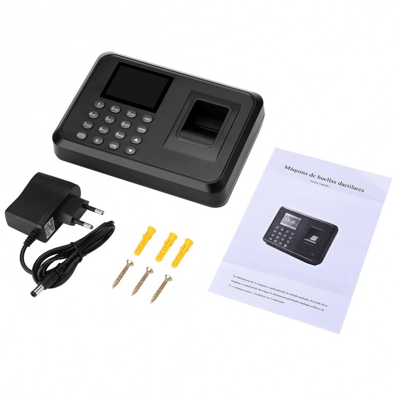Dispositivo biométrico de reconocimiento de huella dactilar, dispositivo de reconocimiento de huella dactilar de asistencia de tiempo, sin dispositivo de grabación de Software, M01