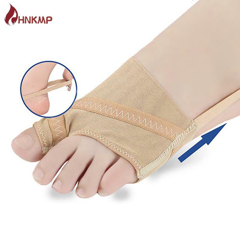 1Pair Toe Separator Hallux Valgus Bunion Corrector Orthotics Feet Bone Thumb Adjuster Correction Pedicure Sock Straightener