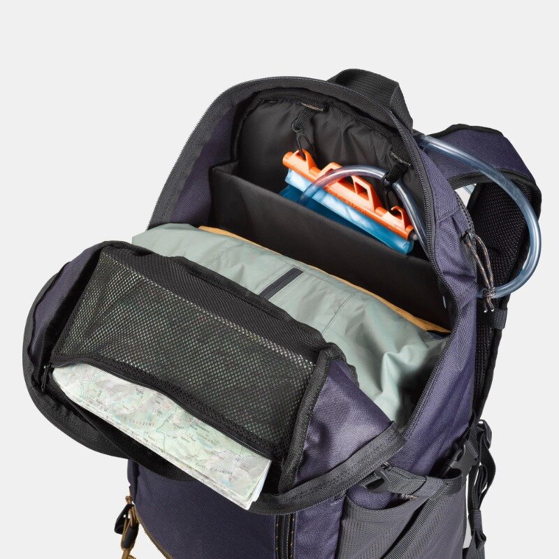 30 L Hiking Backpack, Rain Cover Unisex, Blue