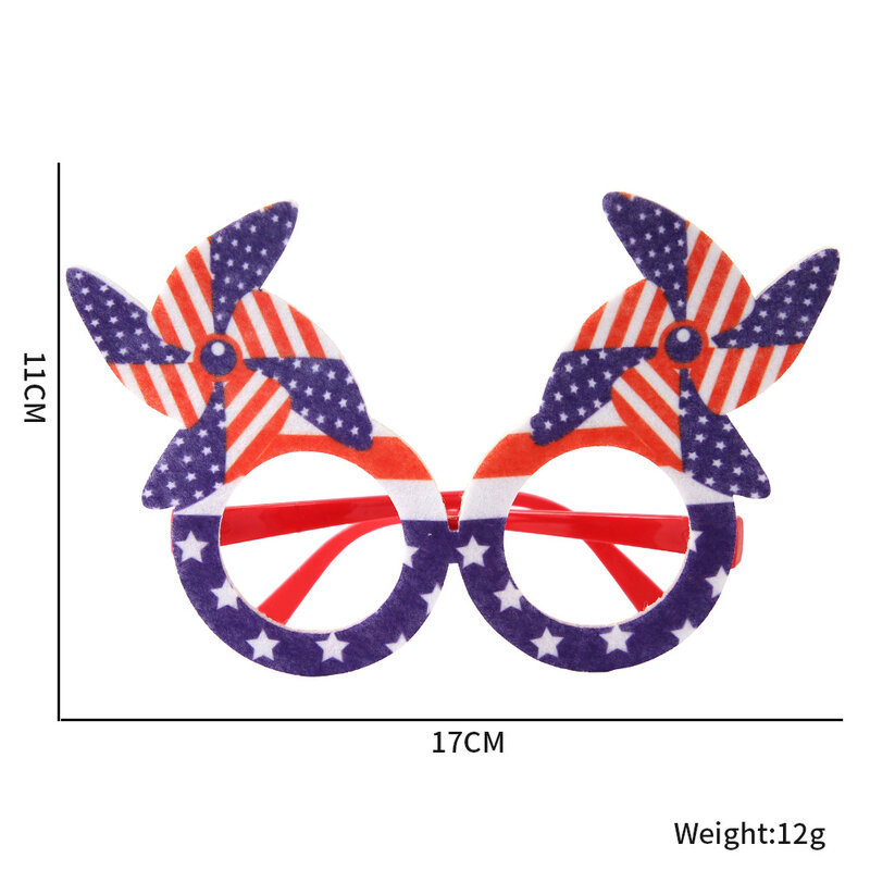 Independence Day Glasses Adult Children Party Decoration National Day Creative Toy Gift Hat Flag Glasses I LOVE USA Home