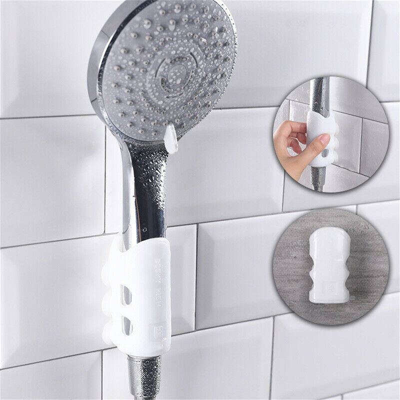 Ventosa staffe di montaggio per doccia supporto per soffione doccia in Silicone soffione a parete soffione doccia appendiabiti attrezzi da bagno