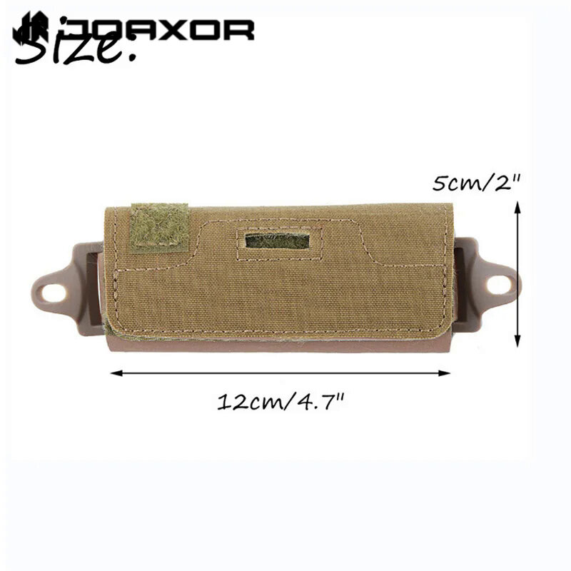 JOAXOR Tactical Helmet Counterbalance Weight Bag NVG Pouch for OPS Fast BJ PJ MH Helmet Accessories With Five Counter