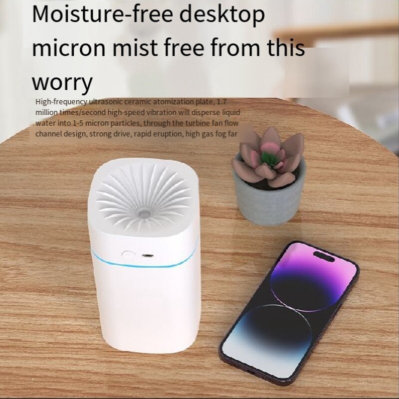 Umidificatore, Mini umidificatore con presa USB per auto da esterno per dormitorio per studenti di casa, adatto per l'uso In stanze e uffici