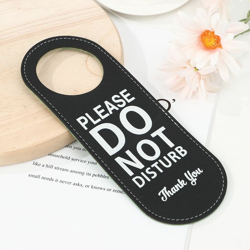 Tag Double-sided Hotel Bulletin Board Door Knobs Hanger Pendant Door Hanger Tags Cleaning Label Do Not Disturb Signs