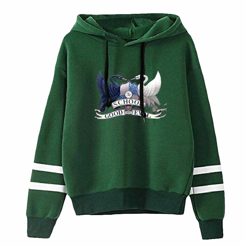 The School for Good and Evil American Movie Unisex Pocketless Parallel Bars Sleeve Sudadera con capucha para mujer y hombre