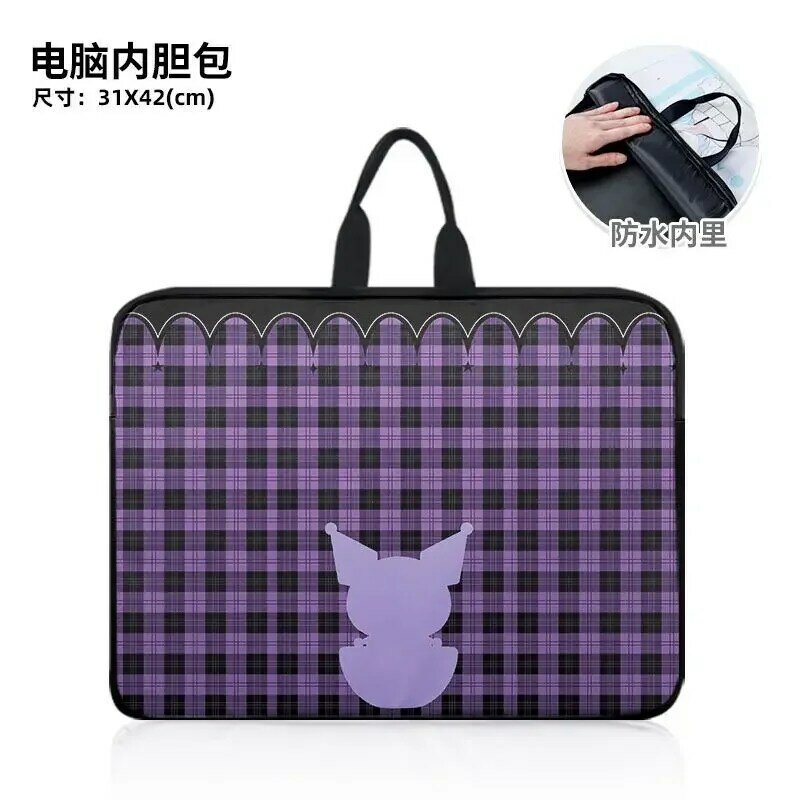 Sanrio-Cute Cartoon Handbag, Resistente à Mancha, Impermeável, Grande Capacidade, Ombro, Mochila de Computador, Novo, M