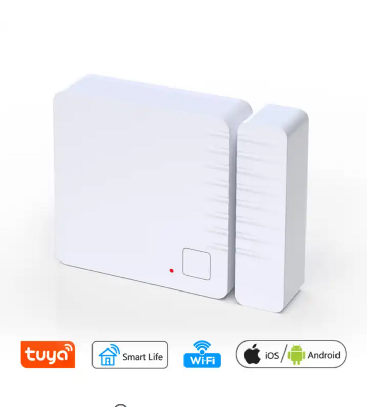 Alarma magnética de puerta con Doodle, Sensor inteligente multifunción para el hogar, de plástico ABS, 130db, para ventana, Tuya
