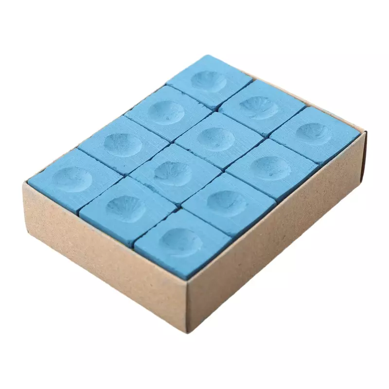 Stick Cubes gessetti tavolo biliardo cubi 12 pezzi forniture tavolo biliardo bastone biliardo sfuso nuovo pratico