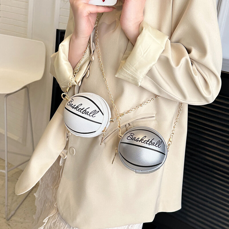 Женская сумка-кошелек из искусственной кожи, женская сумка через плечо для баскетбола и футбола, Женская мини-сумка через плечо, сумка-мессенджер на молнии
