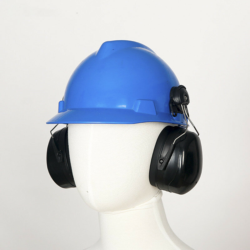 Orejeras de reducción de ruido, protección de sitio tipo casco, orejeras acústicas