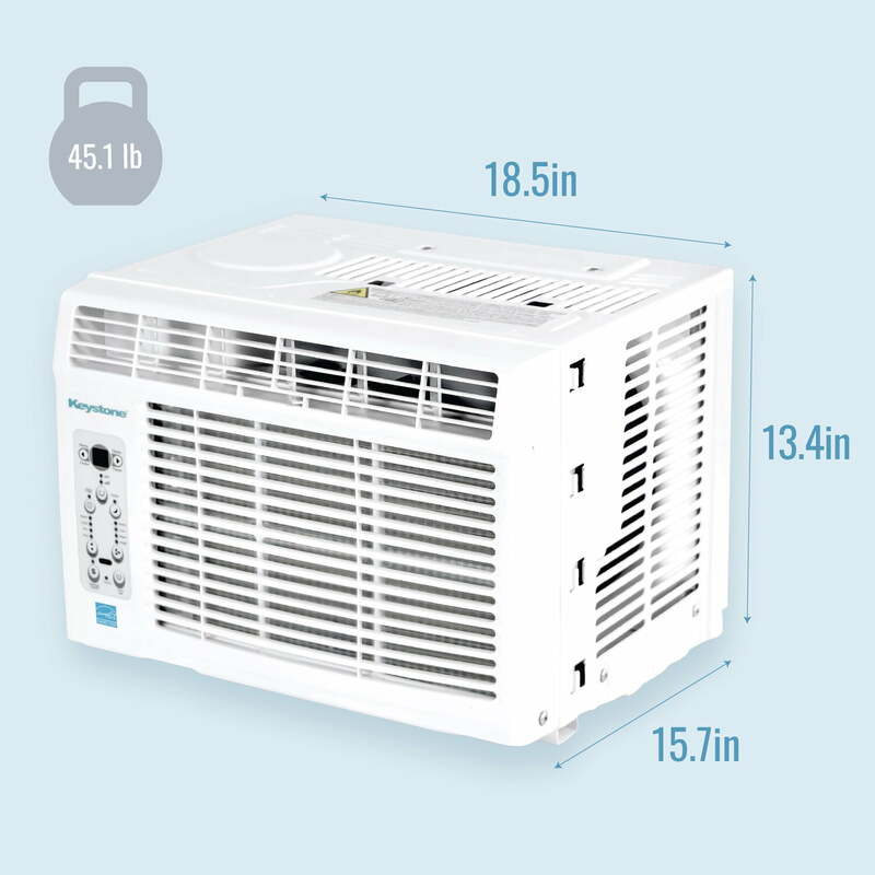 6,000 BTU 115-V 250 Sq. Ft. Window Air Conditioner, White, KSTAW06CE | USA | NEW