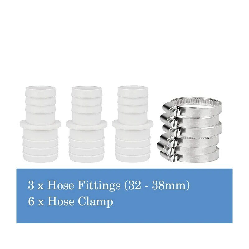Professional Hose Adapter Fittings With Collar Parts Swimming Pool Accessories Fit For Pangea Tech Hose Conversion Adapter
