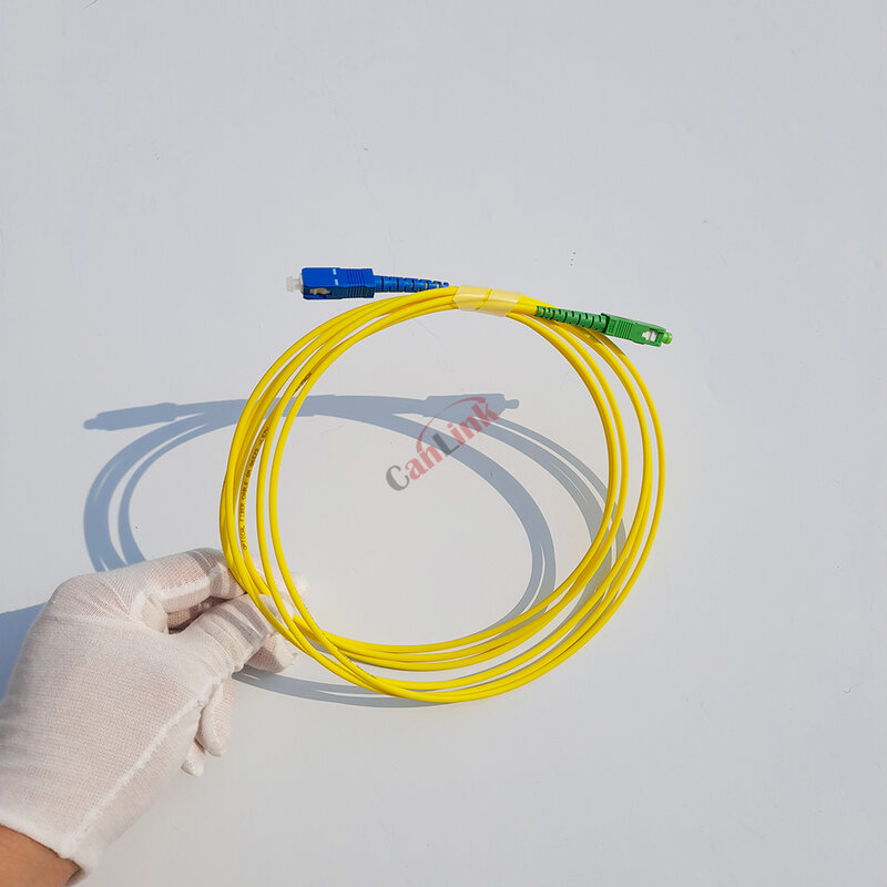 10 buah/lot kabel Jumper serat optik SC/UPC-SC/APC SM 3mm kabel Patch ekstensi Mode tunggal
