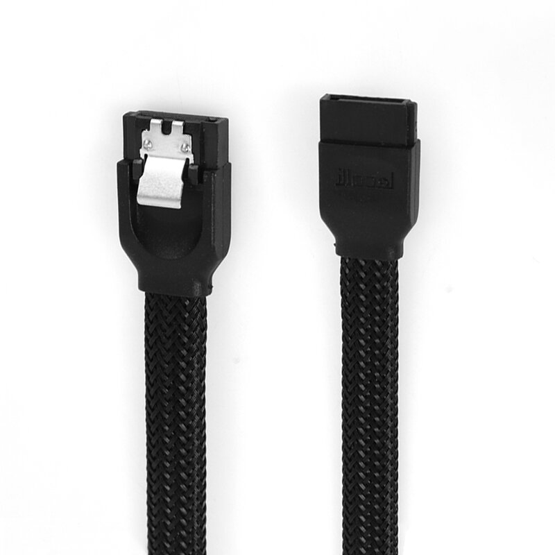 Lecolli 3 sztuk/6 sztuk SATA 3.0 III SATA3 7pin kabel danych 6 Gb/S SSD kable dysk twardy HDD przewód linii z nylonu Premium rękaw