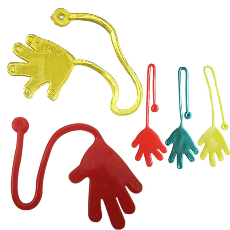 Giocattolo per bambini della piccola mano rampicante della palma appiccicosa elastica elastica 20Pcs