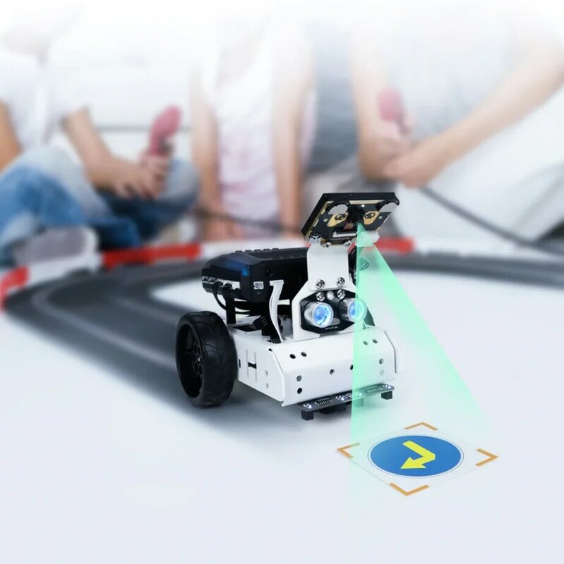 سيارة روبوت ذكية الرؤية ، 2WD ، دعم برنامج بيثون رسومية
