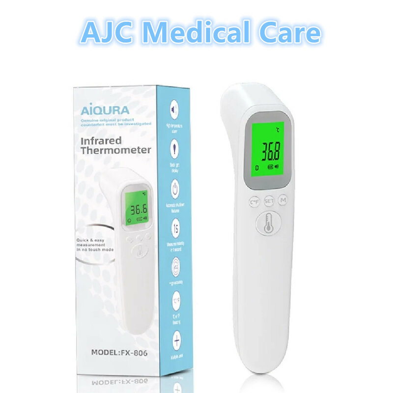 AJC Digital Thermometer for Baby Non-contact medical Infrared Laser fever thermometer Meter temperature thermometers Tester