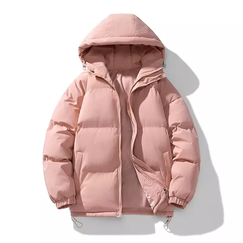 Abrigo acolchado de algodón para hombre, chaqueta con capucha para exteriores, cortavientos informal, gruesa y cálida, invierno, novedad