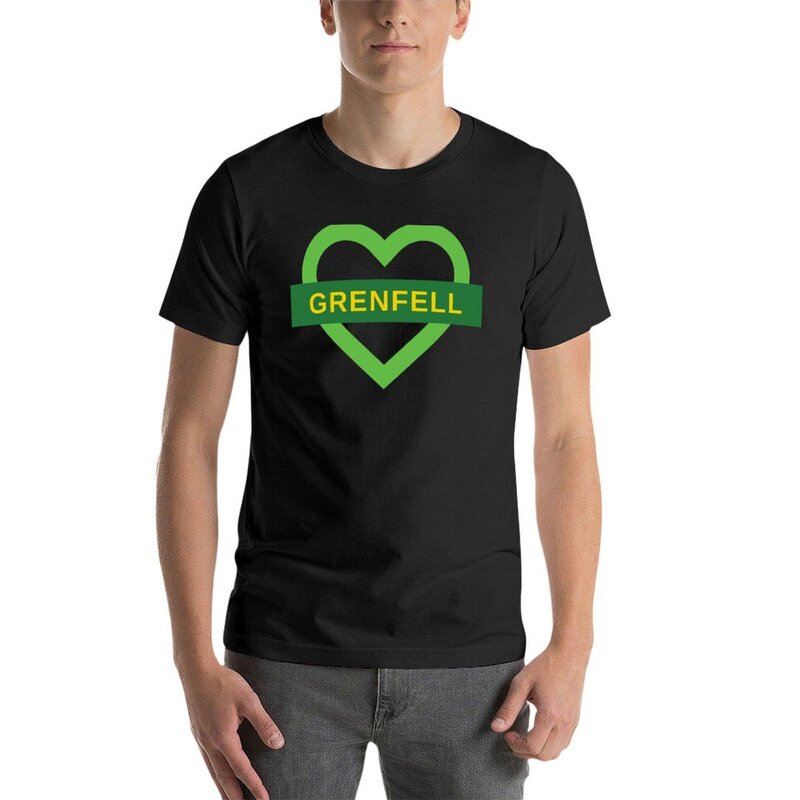 Grenfell Tower T-Shirt anime clothes boys animal print mens champion t shirts